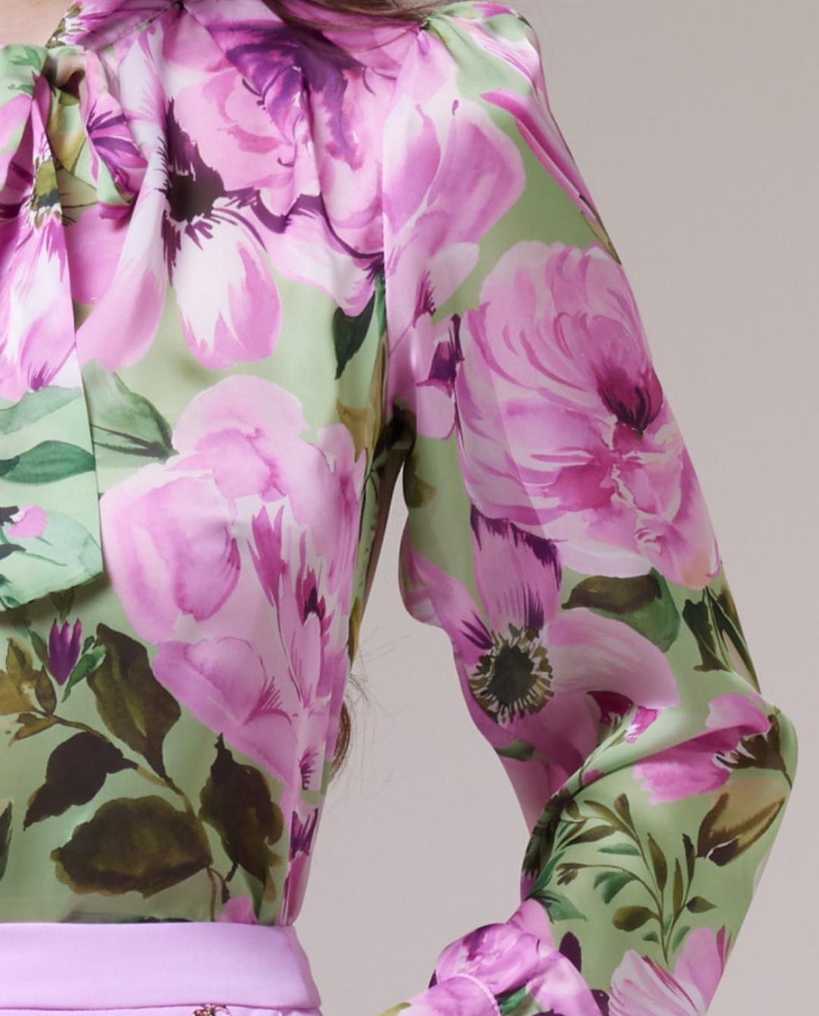 Blusa - fantasia floreale - Sarah Chole