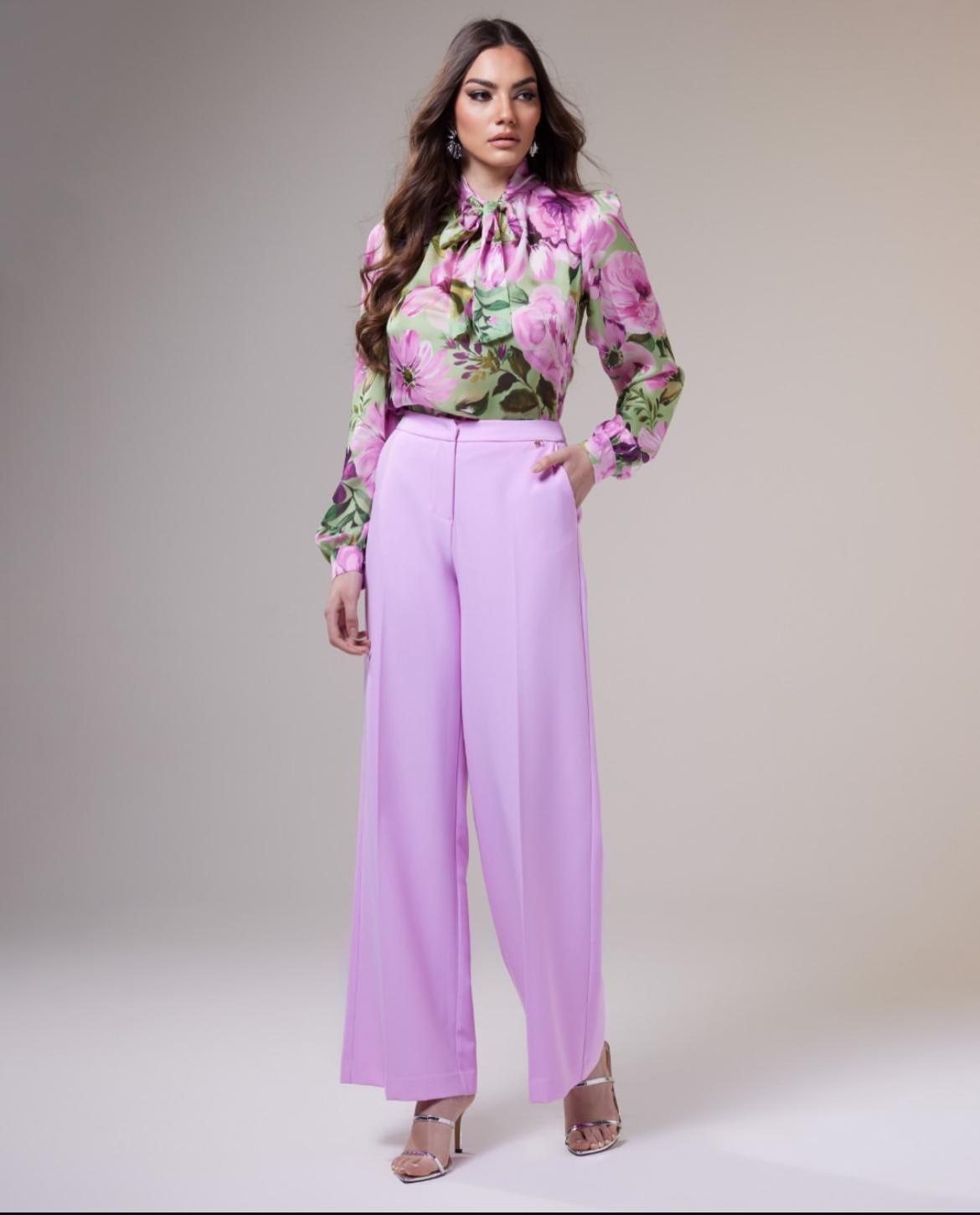 Blusa - fantasia floreale - Sarah Chole